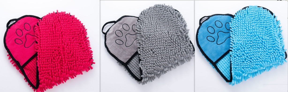 Dog / Pet Towel Microfiber Absorbent Quick Dry Bath Grooming Towel