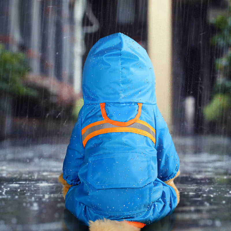Reflective  Waterproof Dog / Pet Raincoat Keep Dogs Dry Comfortable Safe Outdoors