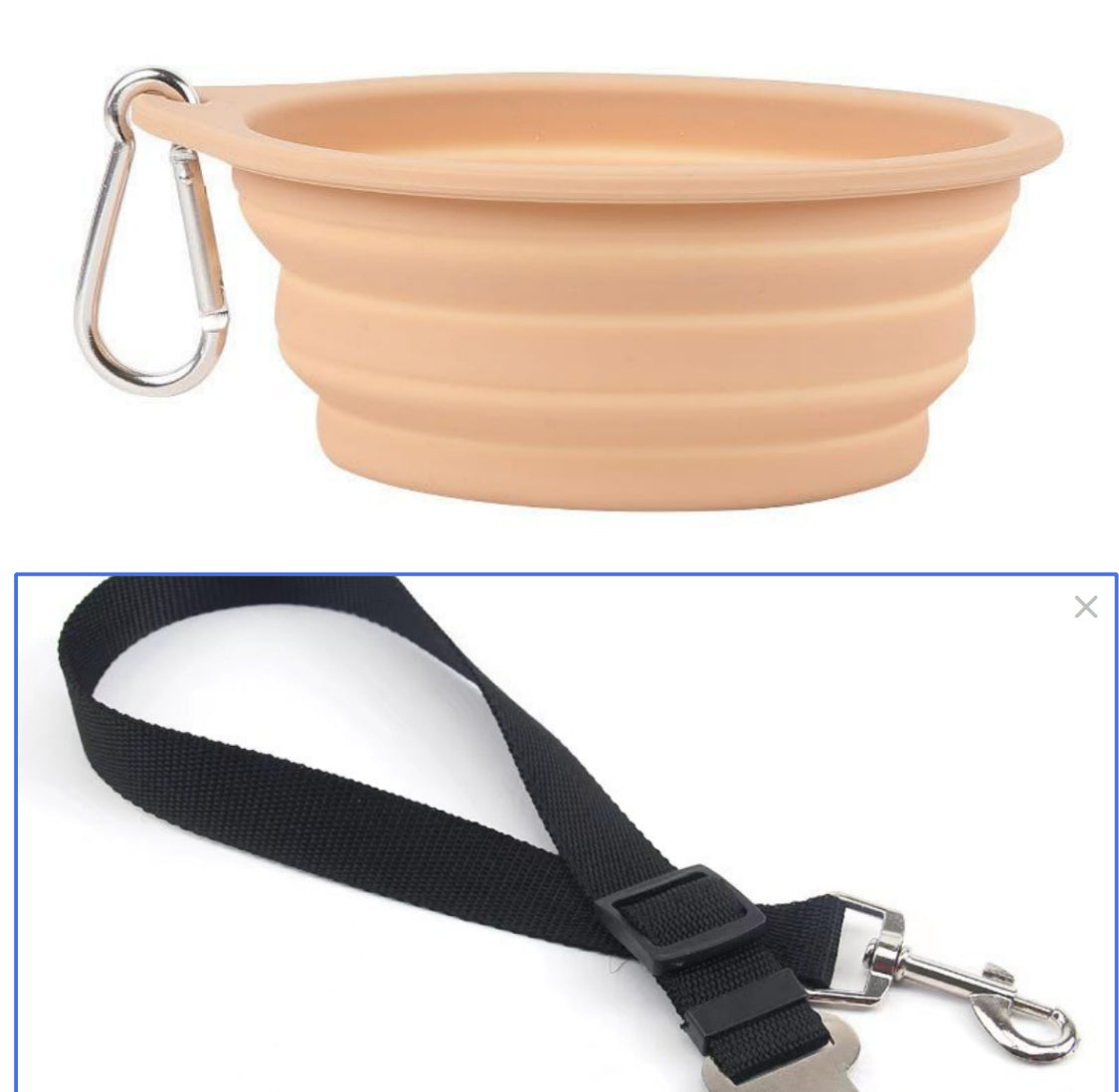 Collapsible Travel Dog / Pet Bowl Portable Food And Water Companion