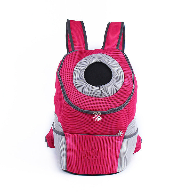 Breathable Pet Carrier Backpack Adjustable Travel Bag for Dogs / Cats