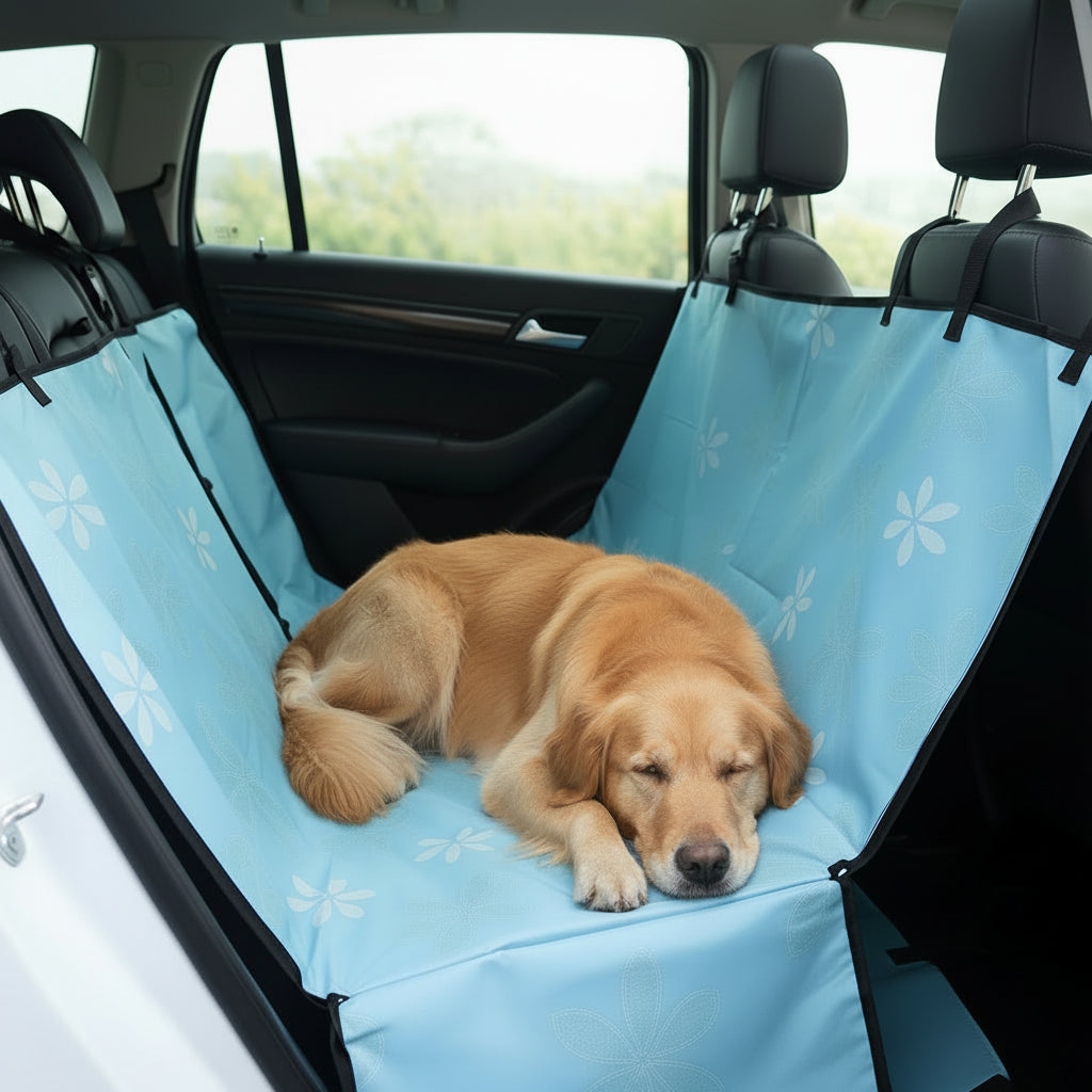 Durable Waterproof Car Seat Cover For Dogs / Pets Stress-Free Travel