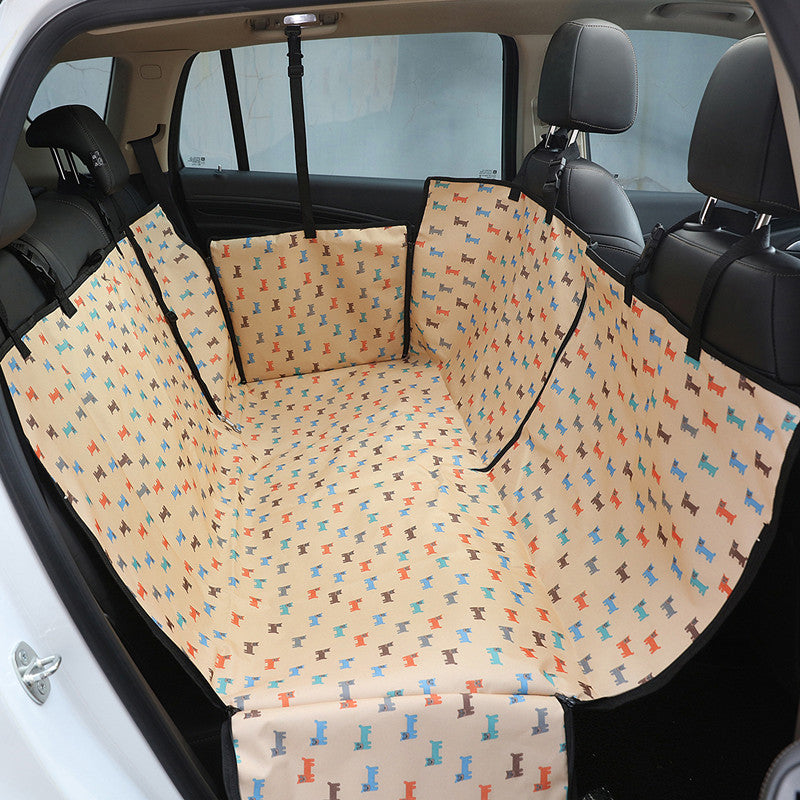 Durable Waterproof Car Seat Cover For Dogs / Pets Stress-Free Travel