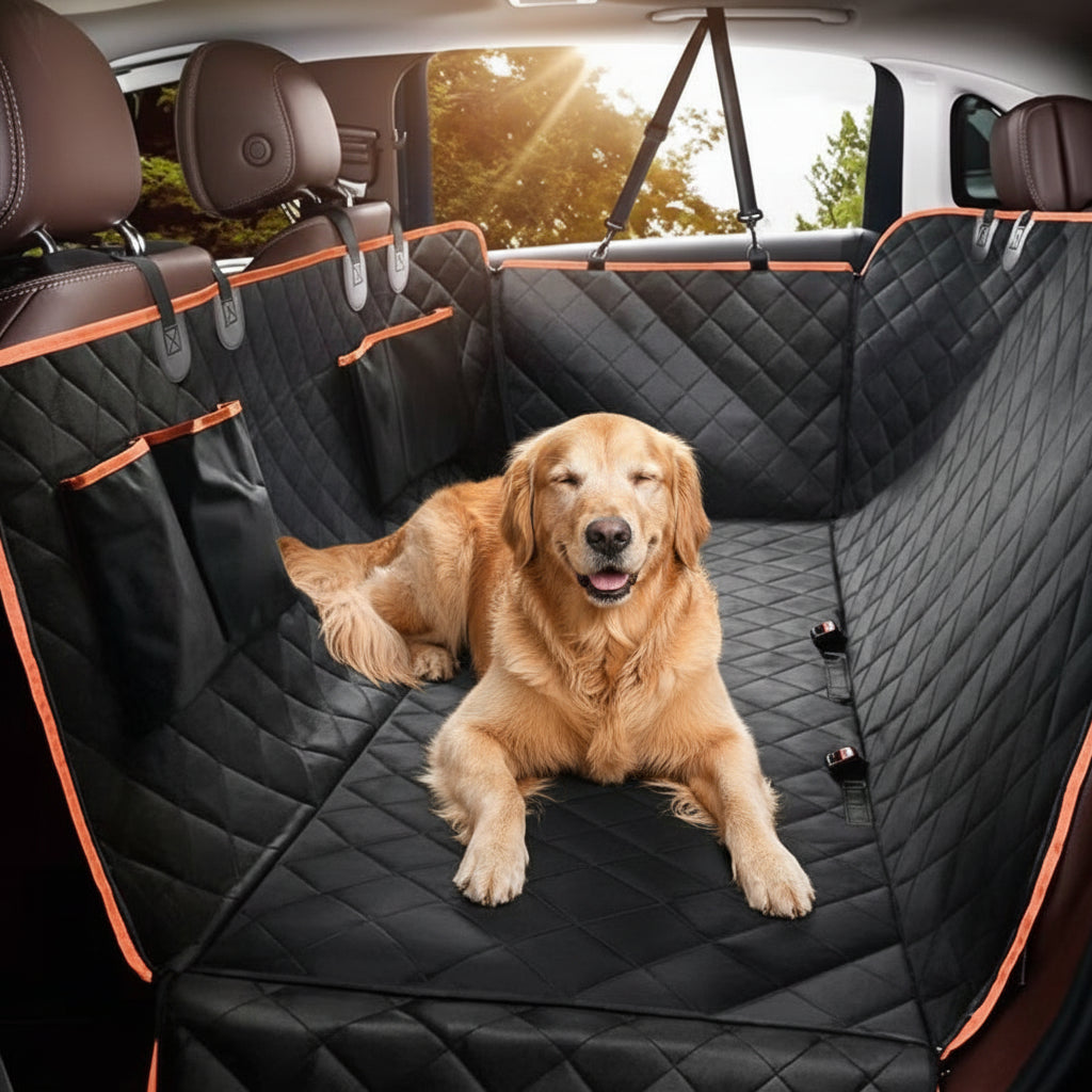 Waterproof Dog / Pet Car Seat Cover Rear Seat Protector Travel Hammock Mat