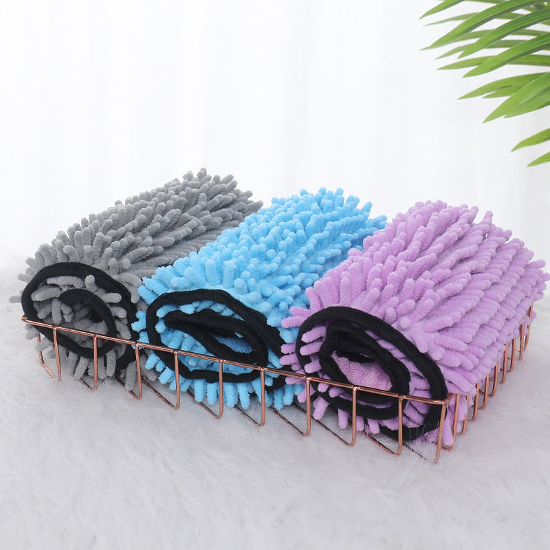 Toalla para Perros / Mascotas de Microfibra Absorbente de Secado Rápido para Baño y Aseo