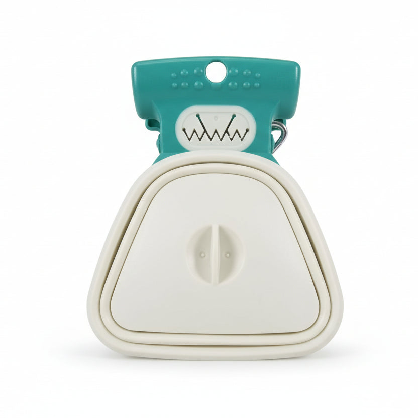 Portable Dog / Pet Poop Scooper With Bag Dispenser Clean Hands Solution