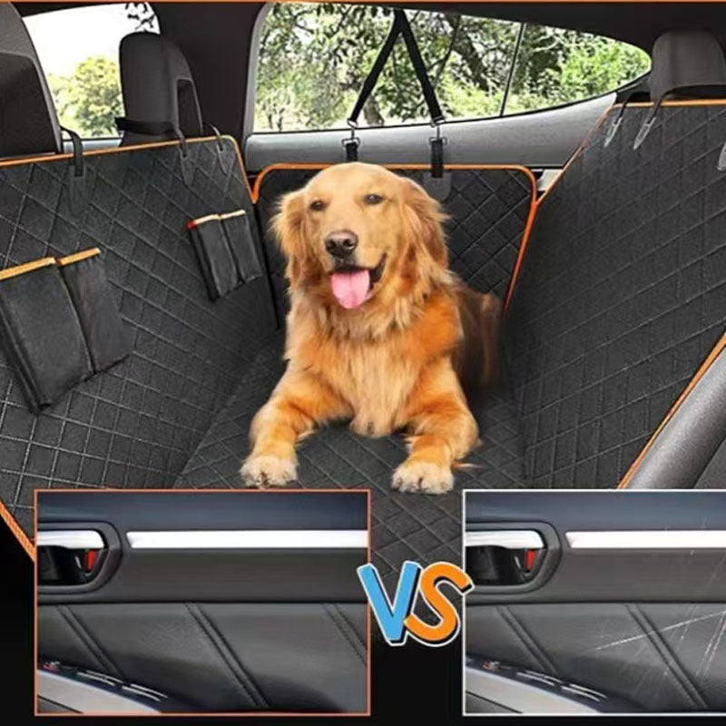 Funda impermeable para asiento de coche de perro / mascota, protector de asiento trasero, alfombrilla tipo hamaca para viaje