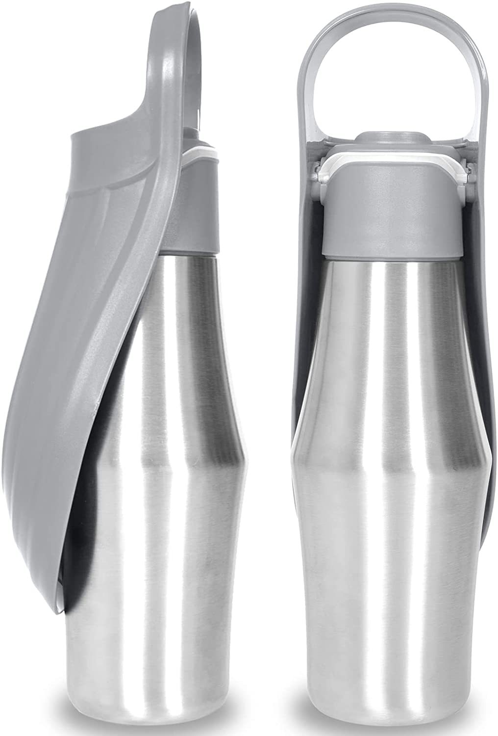 Travel Friendly Dog / Pet Water Bottle With Built-In Bowl
