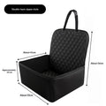 Waterproof Dog Car Seat Booster Safety Travel Bed Protector