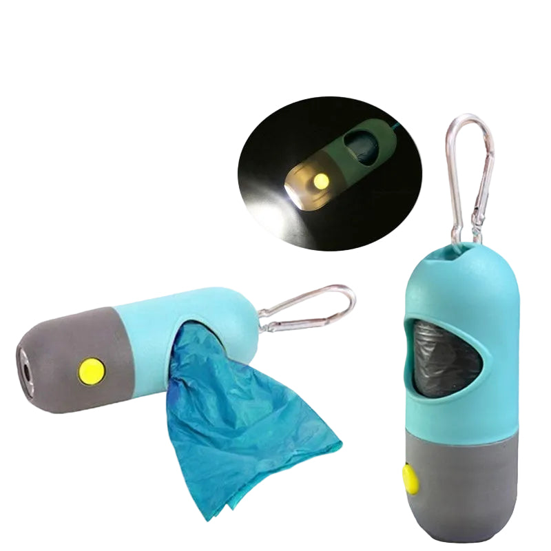 LED Poop Bag Dispenser For Easy Night Dog Walks