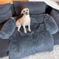 Cama lavable de felpa para perros, cojín relajante antideslizante para mascotas