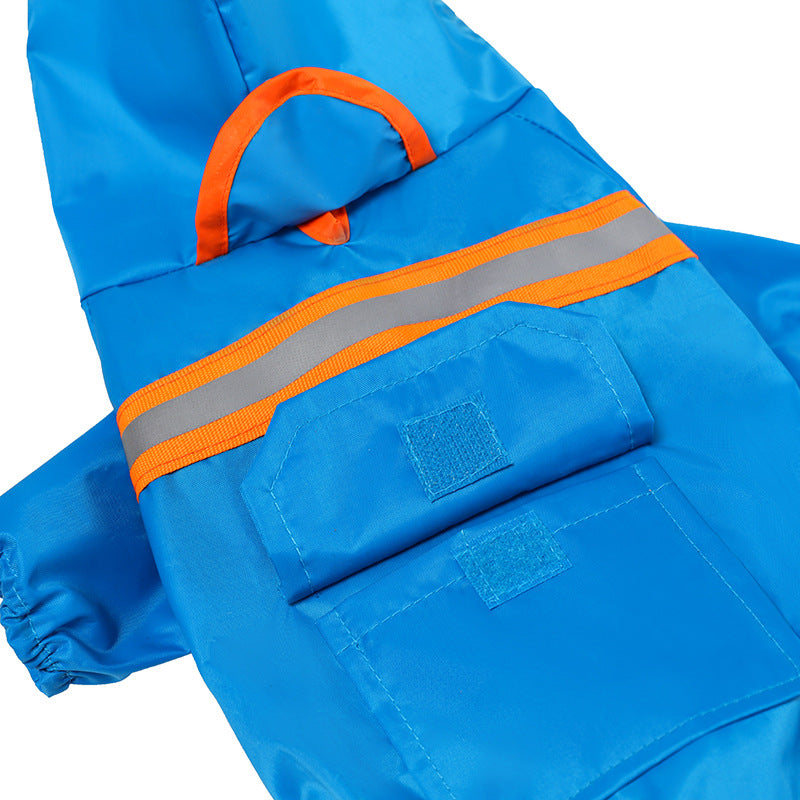 Reflective  Waterproof Dog / Pet Raincoat Keep Dogs Dry Comfortable Safe Outdoors