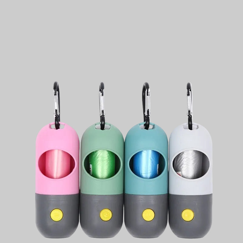 LED Poop Bag Dispenser For Easy Night Dog Walks