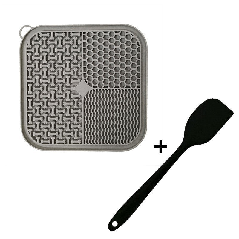 Anxiety Relief Lick Mat For Dogs / Pets With Strong Suction Cups