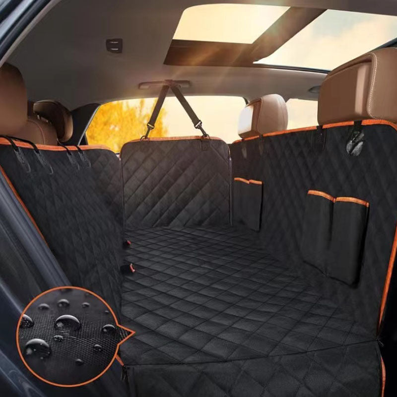 Funda impermeable para asiento de coche de perro / mascota, protector de asiento trasero, alfombrilla tipo hamaca para viaje