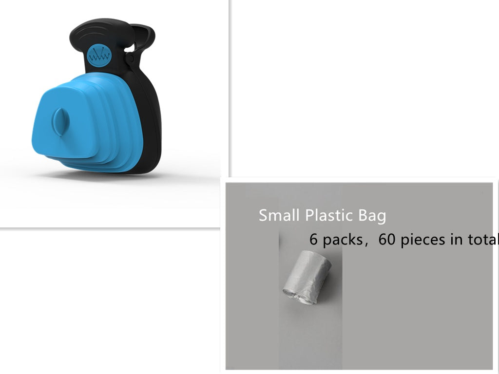 Portable Dog / Pet Poop Scooper With Bag Dispenser Clean Hands Solution