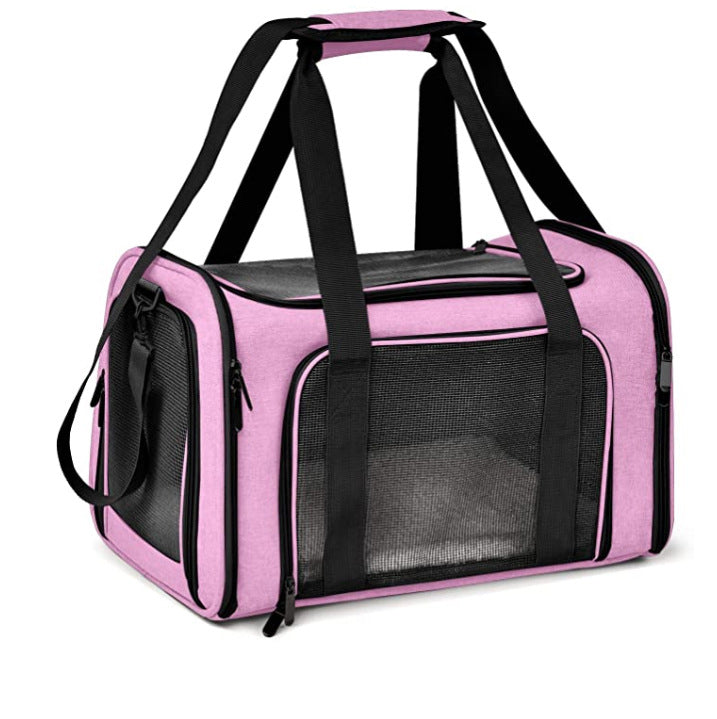 Portable Dog / Cat / Pet Carrier Bag Breathable Lightweight Pet Transport Carrier