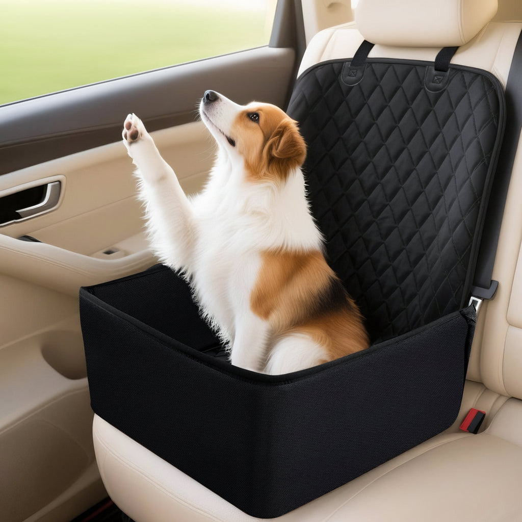 Waterproof Dog Car Seat Booster Safety Travel Bed Protector