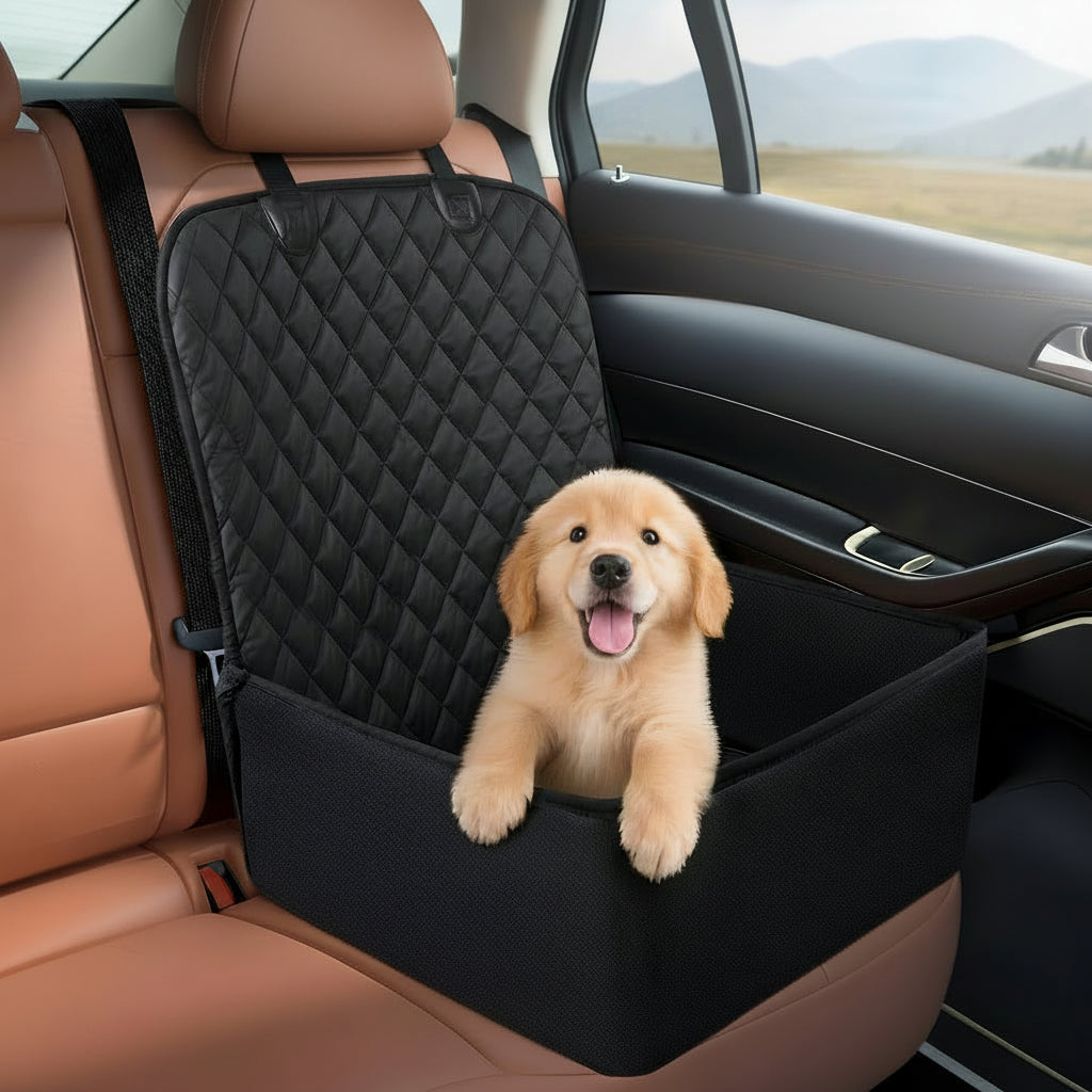 Waterproof Dog Car Seat Booster Safety Travel Bed Protector
