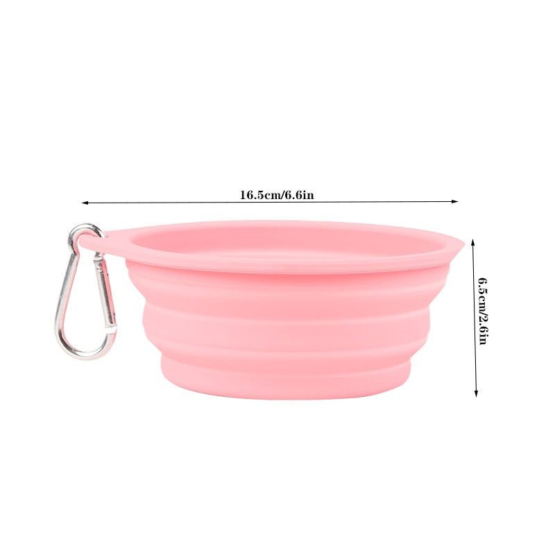 Collapsible Travel Dog / Pet Bowl Portable Food And Water Companion