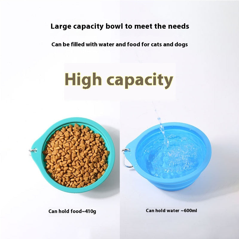 Collapsible Travel Dog / Pet Bowl Portable Food And Water Companion