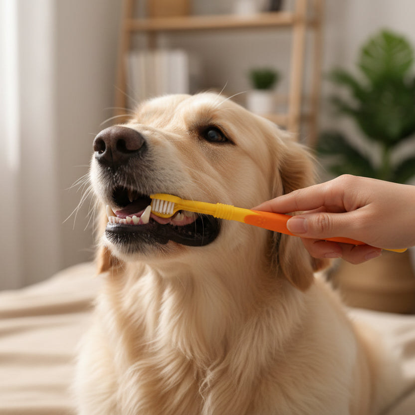 Gentle Dog / Cat / Pet Toothbrush For Healthy Teeth And Fresh Breath Daily
